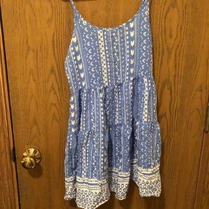 Blue Aztec dress